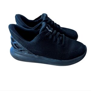 Kizik Kid's Shoes Black Knit Sneakers Slip On Little Kids Size 13